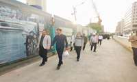 پیاده‌روی دانشجویان دانشکده علوم قرآنی مشهد به حرم مطهر رضوی
