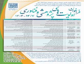 فراخوان اولویت‌های پژوهشی و فناوری سازمان سنجش آموزش کشور