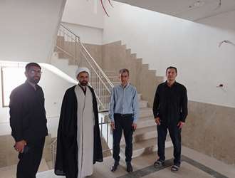 بازدید مدیر حوزه ریاست و روابط عمومی دانشگاه علوم و معارف قرآن کریم از ساختمان جدید دانشکده علوم قرآنی مشهد 